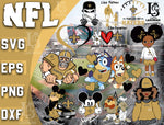 New Orleans Saints bundle svg, bundle 12 file ramdoom NFL svg, NFL Digital Cut Files, Svg Dxf Eps Png file, Digitla Download