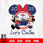 2025 Disney Lets Cruise Minnie And Mickey Svg Eps Dxf Png File,Digital Download ,Instant Download, Cricut File