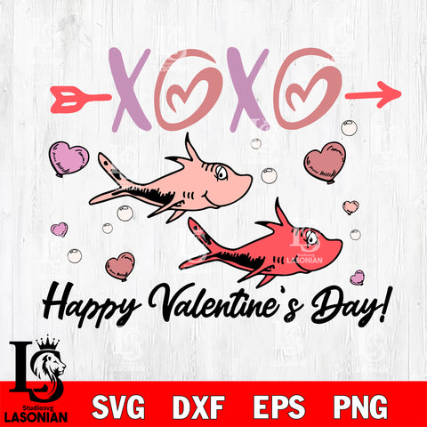 Xoxo ,Dr seuss Valentine's svg , dxf, eps ,png file, digital download,Instant Download