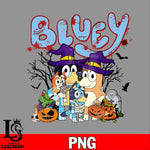 Bluey Happy Halloween png file, Digital Download , Instant Download