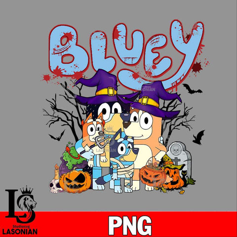 Bluey Happy Halloween png file, Digital Download , Instant Download