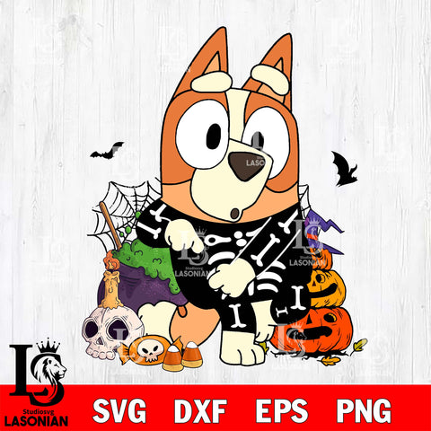 Bluey Bing Halloween png file, Digital Download , Instant Download