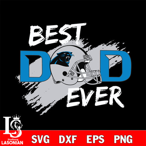 Best dad ever Carolina Panthers svg , eps , dxf , png file , digital download