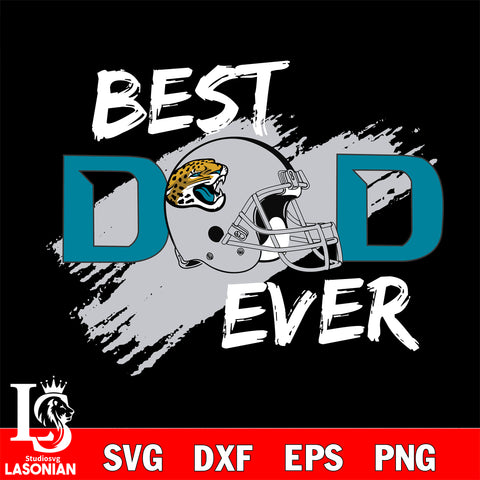Best dad ever Jacksonville Jaguars svg , eps , dxf , png file , digital download