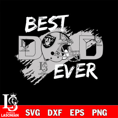 Best dad ever Las Vegas Raiders svg , eps , dxf , png file , digital download