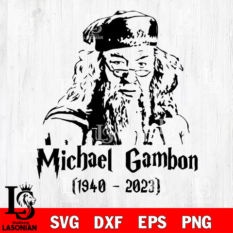 Dumbledore Harry Potter svg ,Michael Gambon svg eps dxf png file, digital download