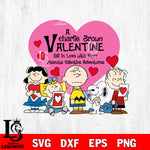 A Charlie Brown Snoopy Valentine Svg Eps Dxf Png File, Graduation File Cut,Digital Download,Instant Download,Disney Svg Files