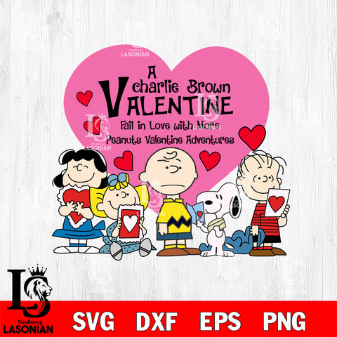 A Charlie Brown Snoopy Valentine Svg Eps Dxf Png File, Graduation File Cut,Digital Download,Instant Download,Disney Svg Files