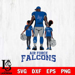 Air Force Falcons 3 Father and son Rugby SVG DXF EPS PNG FILE,NCAA SVG, Father day Digital Download,Instant Download, Silhouette