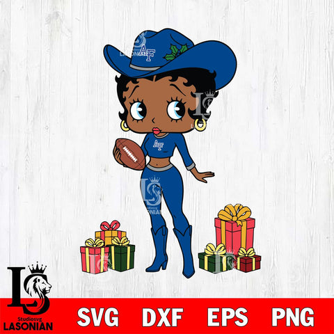 Air Force Falcons Betty Boop Cowboy Football File Cut, NCAA SVG DXF EPS PNG PDF File, Digital Download , Criucut , Silhouette