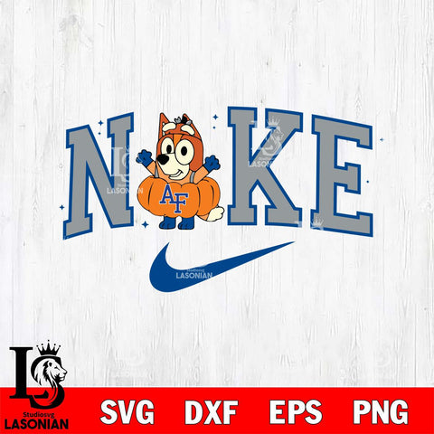 Air Force Falcons Bluey Halloween Nike NCAA Svg Eps Dxf Png File, Digital Download, Instant Download