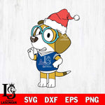 Air Force Falcons Bluey Honey Christmas Svg Eps Dxf Png File, Digital Download, Instant Download
