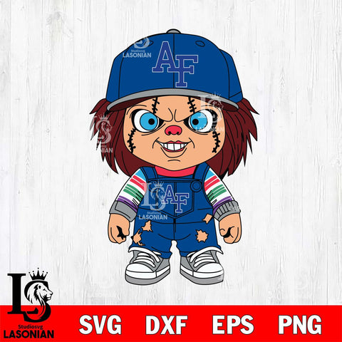 Air Force Falcons Chucky Football Horror Halloween Svg Eps Dxf Png File, NCAA svg, Digital Download, Instant Download