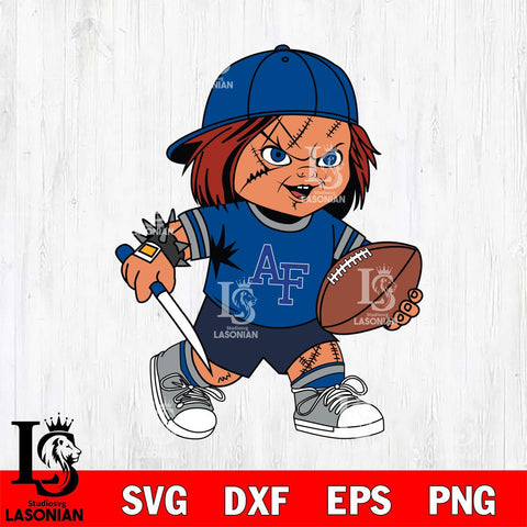 Air Force Falcons Chucky Horror 10 Svg Eps Dxf Png File, NCAA svg, Digital Download, Instant Download