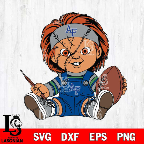 Air Force Falcons Chucky Horror 9 Svg Eps Dxf Png File, NCAA svg, Digital Download, Instant Download