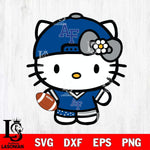 Air Force Falcons Cute Hello Kitty Football 10 Svg Eps Dxf Png File, NCAA svg, Digital Download, Instant Download