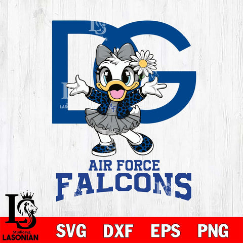 Air Force Falcons Dolce And Gabbana Daisy Duck Disney Svg Eps Dxf Png File, Digital Download, Instant Download
