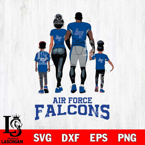 Air Force Falcons Family Love Rugby SVG DXF EPS PNG FILE,NCAA SVG, Father day Digital Download,Instant Download, Silhouette