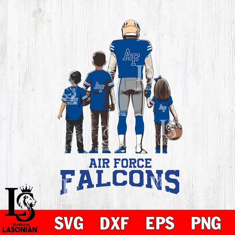 Air Force Falcons Father Football SVG DXF EPS PNG FILE,NCAA SVG, Father day Digital Download,Instant Download, Silhouette