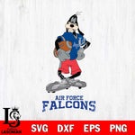 Air Force Falcons Goofy Player SVG DXF EPS PNG FILE,NCAA svg ,Football Digital Download,Instant Download, Silhouette
