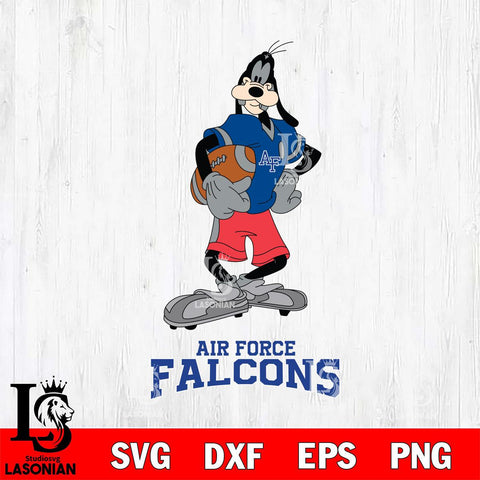 Air Force Falcons Goofy Player SVG DXF EPS PNG FILE,NCAA svg ,Football Digital Download,Instant Download, Silhouette