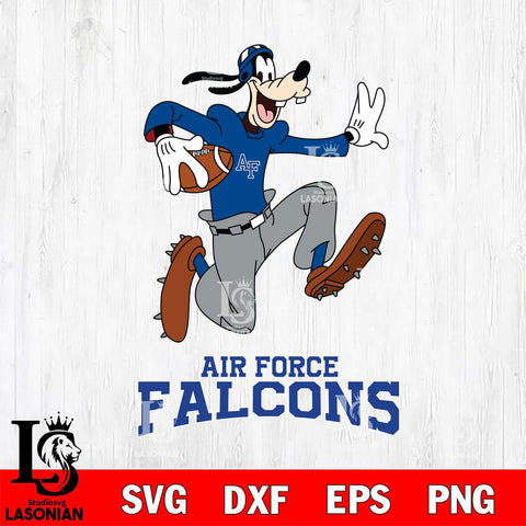 Air Force Falcons Goofy rugby Sport SVG DXF EPS PNG FILE,NCAA svg ,Football Digital Download,Instant Download, Silhouette