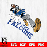 Air Force Falcons Goofy rugby player SVG DXF EPS PNG FILE,NCAA svg ,Football Digital Download,Instant Download, Silhouette
