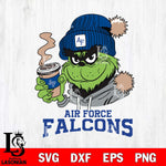 Air Force Falcons Grinch Cofffe Hoodie Cut Files Cricut, Svg Dxf Eps Png file, Digital download , Silhouette