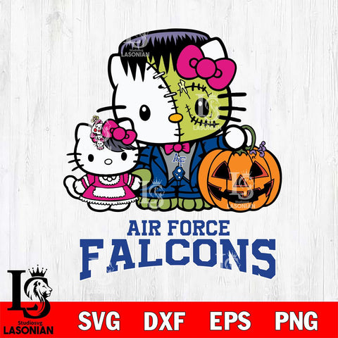 Air Force Falcons Hello Kitty Horror 10 Svg Eps Dxf Png File, Digital Download