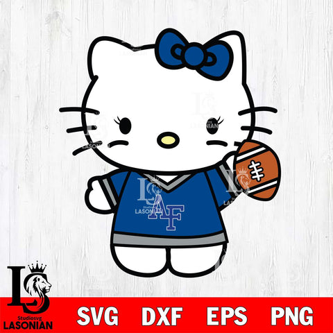 Air Force Falcons Hello Kitty sport 7 Svg Eps Dxf Png File, NCAA svg, Digital Download, Instant Download