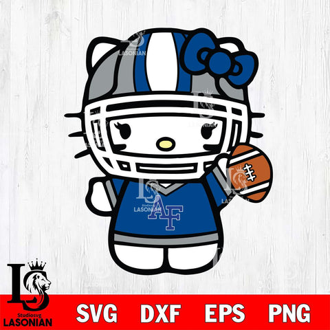 Air Force Falcons Hello Kitty sport 9 Svg Eps Dxf Png File, NCAA svg, Digital Download, Instant Download
