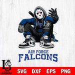 Air Force Falcons Jason Voorhees Halloween SVG Svg Eps Dxf Png File, Digital Download, Instant Download