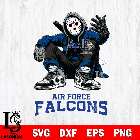 Air Force Falcons Jason Voorhees Halloween SVG Svg Eps Dxf Png File, Digital Download, Instant Download