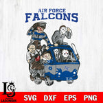 Air Force Falcons Jason Voorhees Horror 10 Svg Eps Dxf Png File, NCAA svg, Digital Download, Instant Download