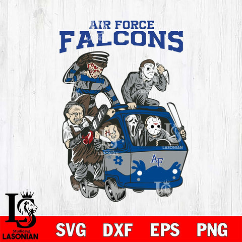 Air Force Falcons Jason Voorhees Horror 10 Svg Eps Dxf Png File, NCAA svg, Digital Download, Instant Download
