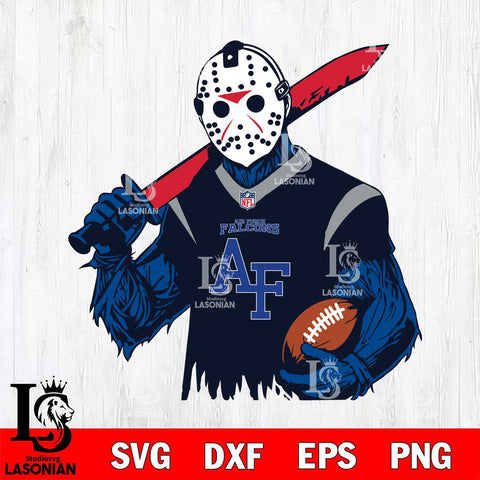 Air Force Falcons Jason Voorhees Horror 11 Svg Eps Dxf Png File, NCAA svg, Digital Download, Instant Download