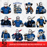 Air Force Falcons Jason Voorhees Horror Bundle 12 SVG Eps Dxf Png File, bundle NCAA svg, Digital Download, Instant Download