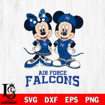 Air Force Falcons Mickey Minnie Mouse rugby ball Svg Eps Dxf Png File, NCAA svg , File Cut , Digital Download , Instant Download, Cut Svg Files