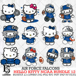 Air Force Falcons NCAA Bundle 12 Svg Eps Dxf Png File, NCAA svg, Digital Download, Instant Download