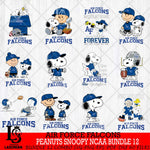 Air Force Falcons Peanuts Snoopy Player NCAA Bundle 12 SVG DXF EPS PNG FILE,Snoopy File Cut, bundle NCAA Digital Download,Instant Download, Silhouette