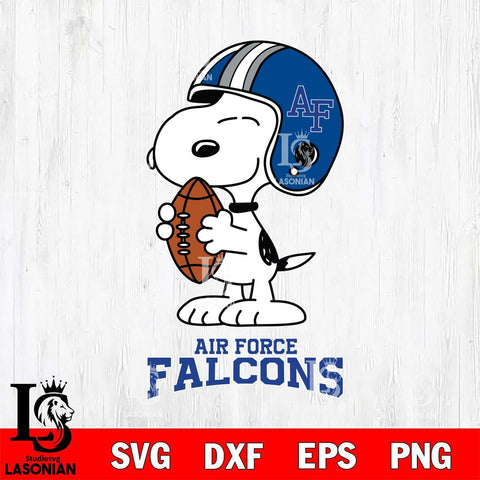 Air Force Falcons Snoopy Rugby Svg Eps Dxf Png File, NCAA svg , Digital Download , Instant Download, Cricut File