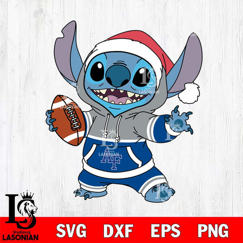 Air Force Falcons Stitch Football Christmas File Cut, NCAA SVG DXF EPS PNG FILE, Digital Download , Criucut , Silhouette