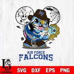 Air Force Falcons Stitch Freddy Krueger Halloween Svg Eps Dxf Png File, Digital Download, Instant Download