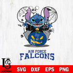 Air Force Falcons Stitch Horror Halloween Svg Eps Dxf Png File, Digital Download, Instant Download