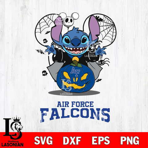 Air Force Falcons Stitch Horror Halloween Svg Eps Dxf Png File, Digital Download, Instant Download