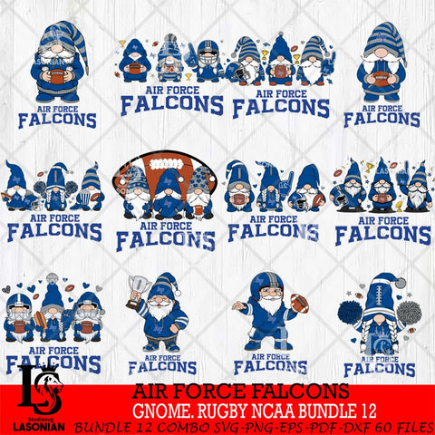 Air Force Falcons  Gnome Football NCAA Bundle File Cut, NCAA SVG, Digital Download , Criucut , Silhouette