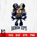 Akron Zips Beauty Minnie Mouse Svg Eps Dxf Png File, Digital Download, Instant Download