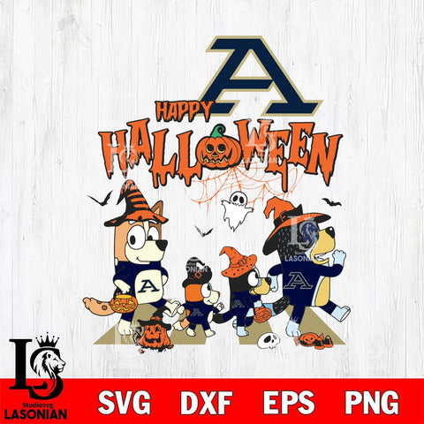 Akron Zips Bluey Halloween Family Svg Eps Dxf Png File, Digital Download, Instant Download