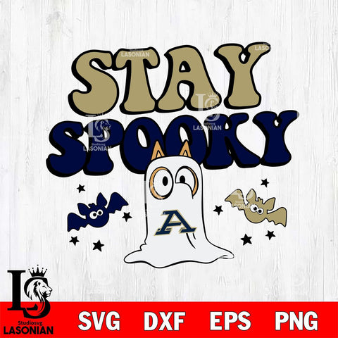 Akron Zips Bluey Halloween Stay Spooky Svg Eps Dxf Png File, Digital Download, Instant Download