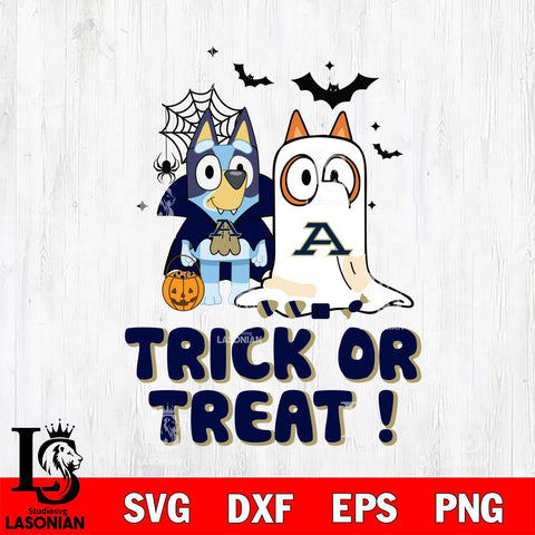 Akron Zips Bluey Trick or Treat Halloween Svg Eps Dxf Png File, Digital Download, Instant Download